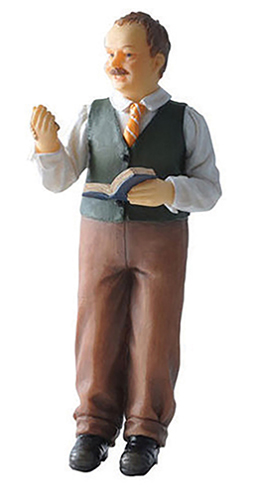 Dollhouse Miniature Richard Resin Doll